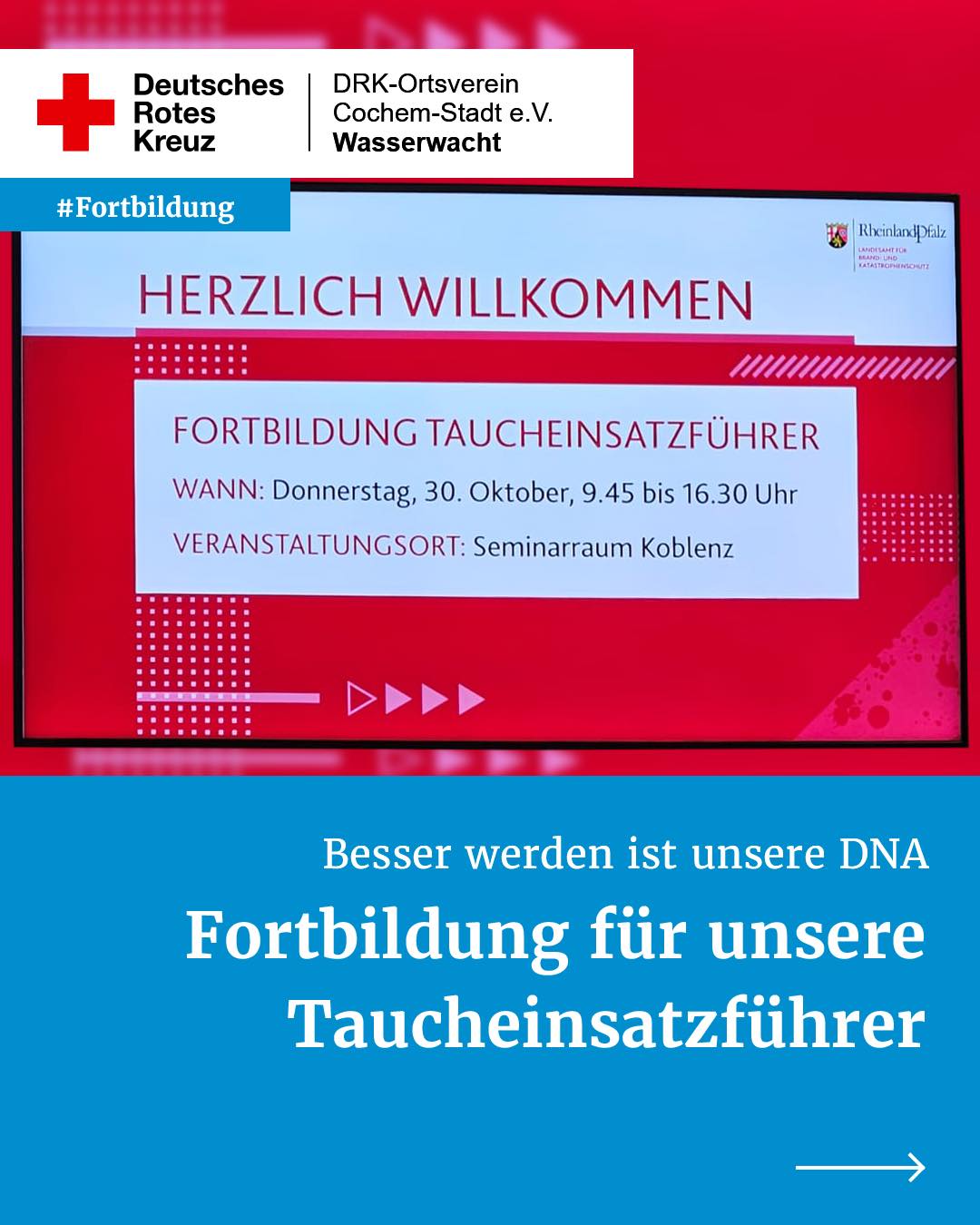 Fortbildung beim LfBK in Koblenz