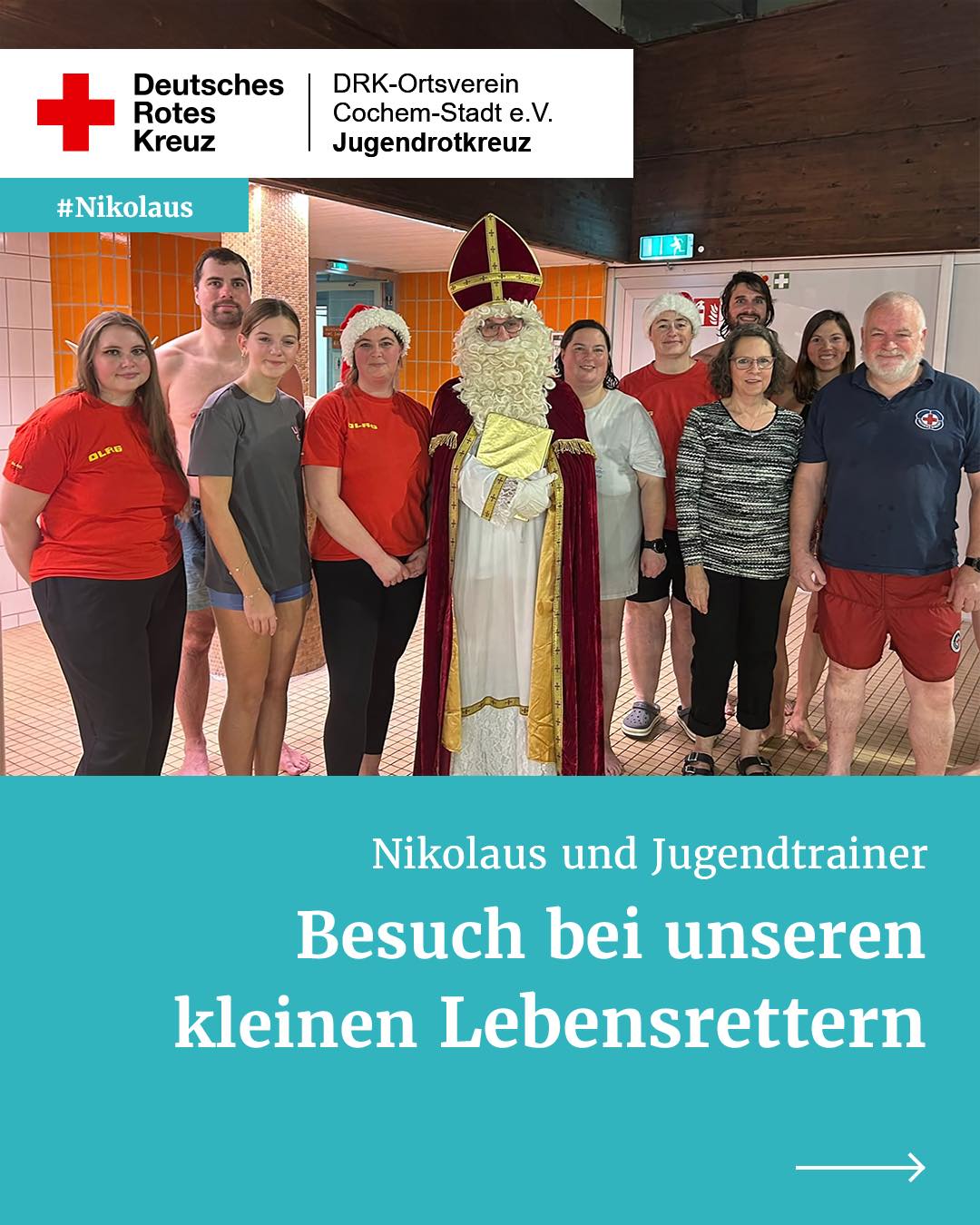 Besonderer Nikolausbesuch bei unseren kleinen Lebensretterinnen und…