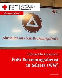 Fortbildung Betreuungsdienst – Gemeinsam stark im Einsatz