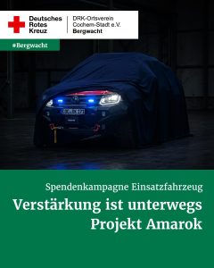 Neues Einsatzfahrzeug der Bergwacht DRK Cochem